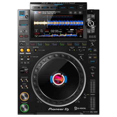 Pioneer CDJ-3000 mieten - Professioneller DJ Media Player Verleih Deutschland